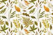 Watercolor Autumn Leaves Bundle, an Illustration by Helga Wigandt (Thumbnail 7 of 18)