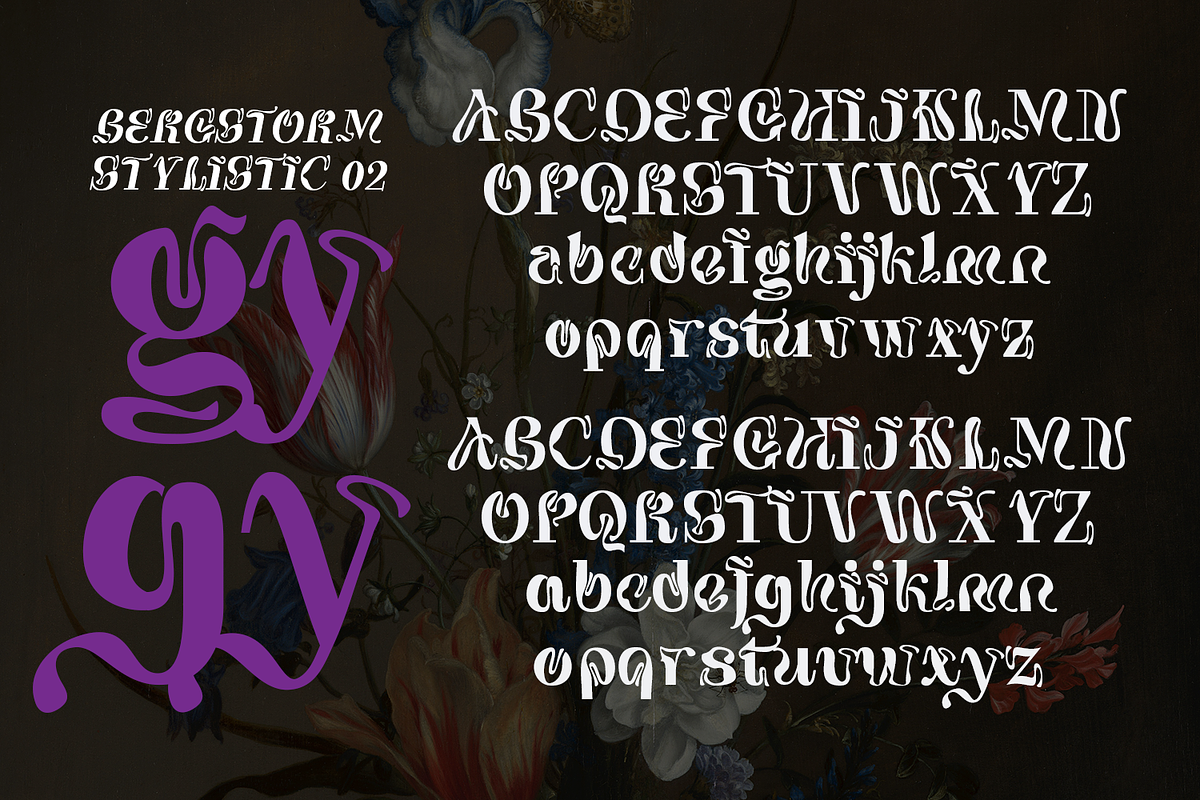 Bergstorm Font, a Blackletter Font by TypeClassHeroes (Photo 8 of 10)