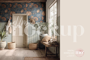 Rustic Empty Wall Mockup, a Product Mockup by MoMockups