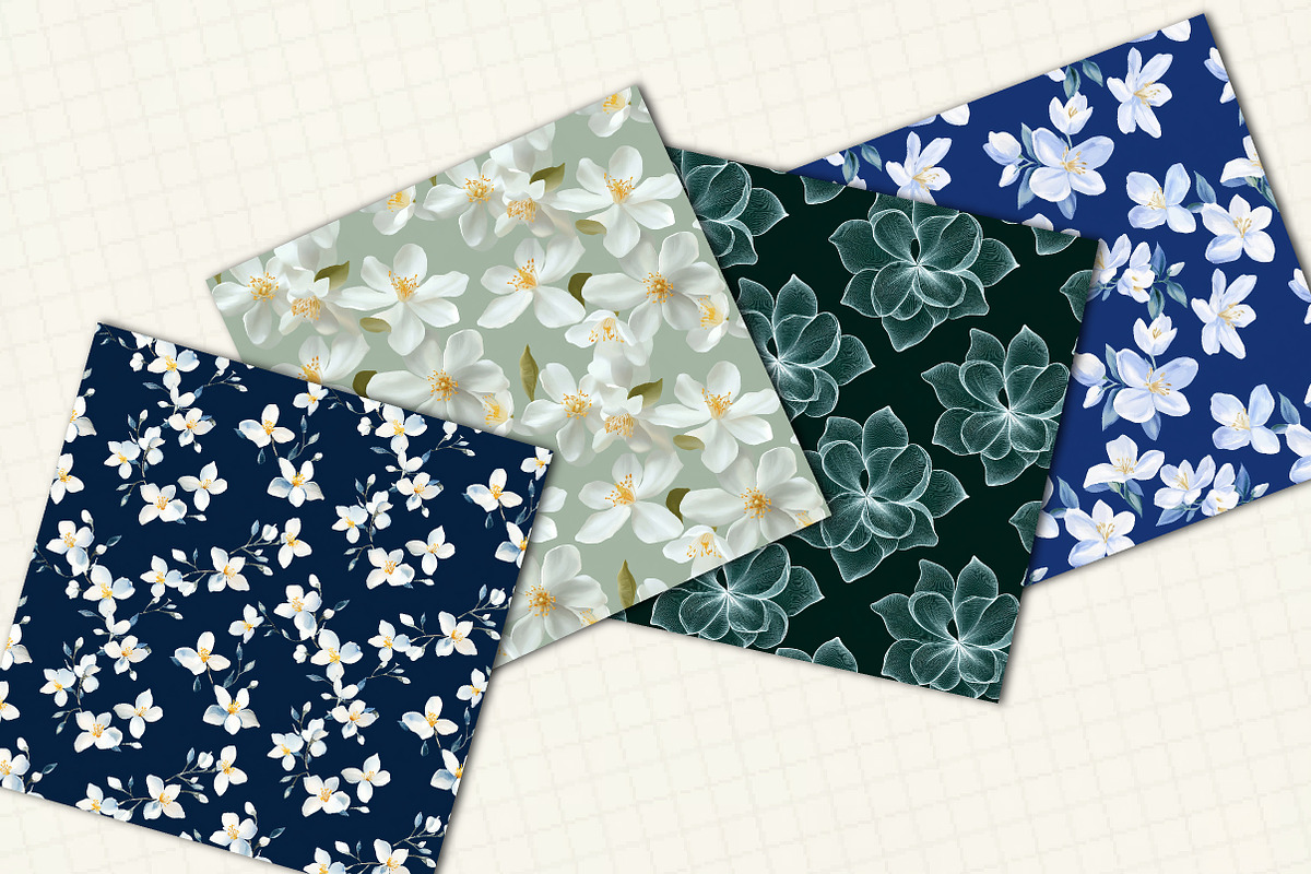 Jasmine Flower Bloom Clipart, an Illustration by OK Design (Photo 5 of 5)