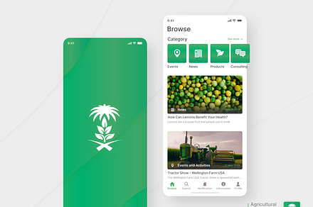Agricultural App - UI/UX Design