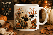 Vintage Trendy Halloween Png Bundle, a Seasonal Illustration by Daisy Design (Thumbnail 2 of 17)