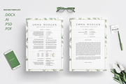 Leafs Resume / CV Template M, a Resume Template by Showy68 Template (Thumbnail 4 of 4)