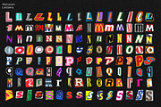 Ransom Note Letters, an Object Graphic by Presets store (Thumbnail 5 of 9)