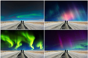 60 Northern Lights Photo Overlays preview 2