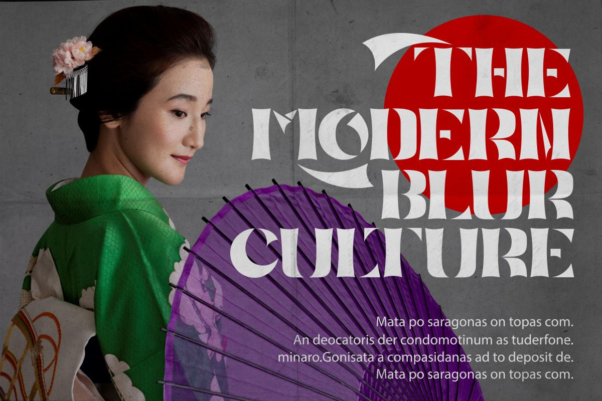 Raimei Hakke - Japan Style Logo Font, a Script Font by PutraCetol Studio (Photo 5 of 13)