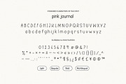 Pink Journal Neat Planner Font, a Sans Serif Font by Kaya Fonts (Thumbnail 18 of 23)