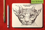 Inking Pen Brush Pack, a Brush Add-On by ZiziMarket (Thumbnail 6 of 6)