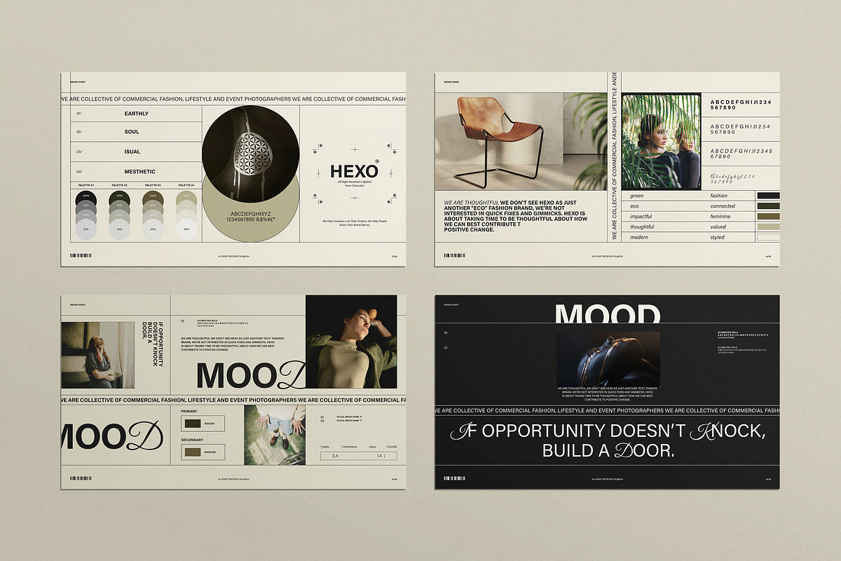 Brand Sheet Presentation Template, a Presentation Template by ...