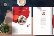 Red Project Proposal / Brochure, a Brochure Template by Kahuna Design (Thumbnail 1 of 12)