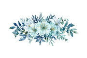 Elegant Watercolor Floral Border Set, an Object Graphic by Designs_River (Thumbnail 2 of 13)