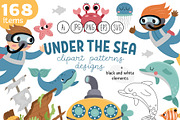 Under the sea clipart collection, an Animal Illustration by Lexi Claus (Thumbnail 1 of 10)
