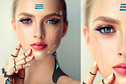 Cyborg Maker Photoshop Action, an Action Add-On by PSD Action (Thumbnail 4 of 7)
