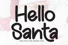 Hello Santa | Script Font