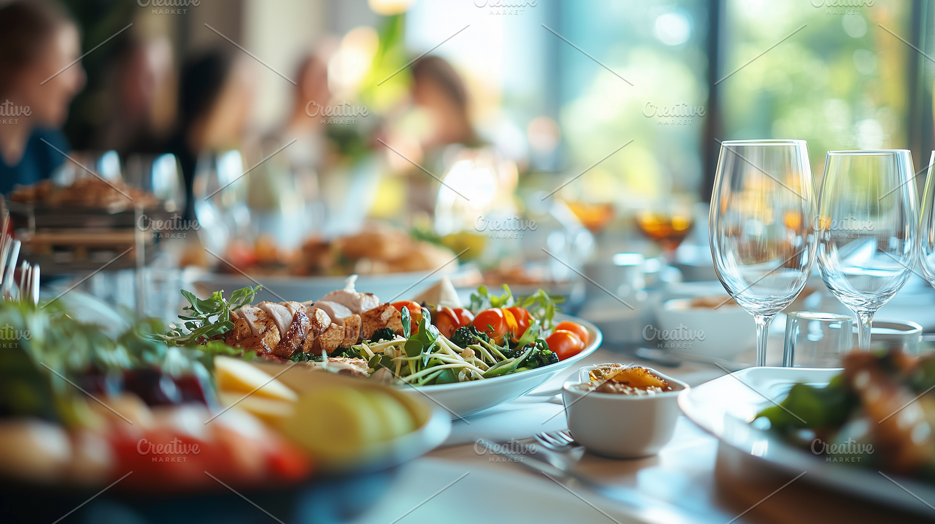 Fresh healthy food on a table, a Food & Drink Photo by MistyDay