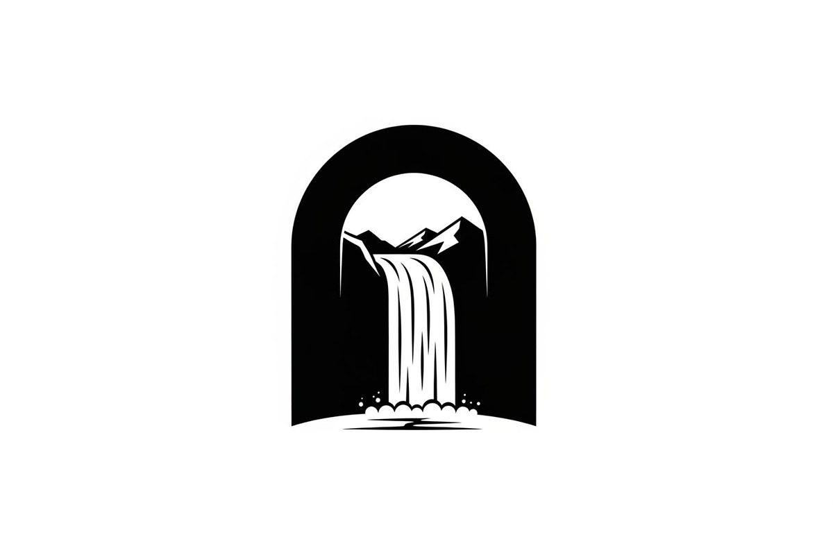 Waterfall Arch Landscape SVG Bundle, an Illustration by jahid234 (Photo 18 of 31)