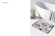 Plush Bath Rug Mockup Set, a Product Mockup by Creatsy (Thumbnail 5 of 8)