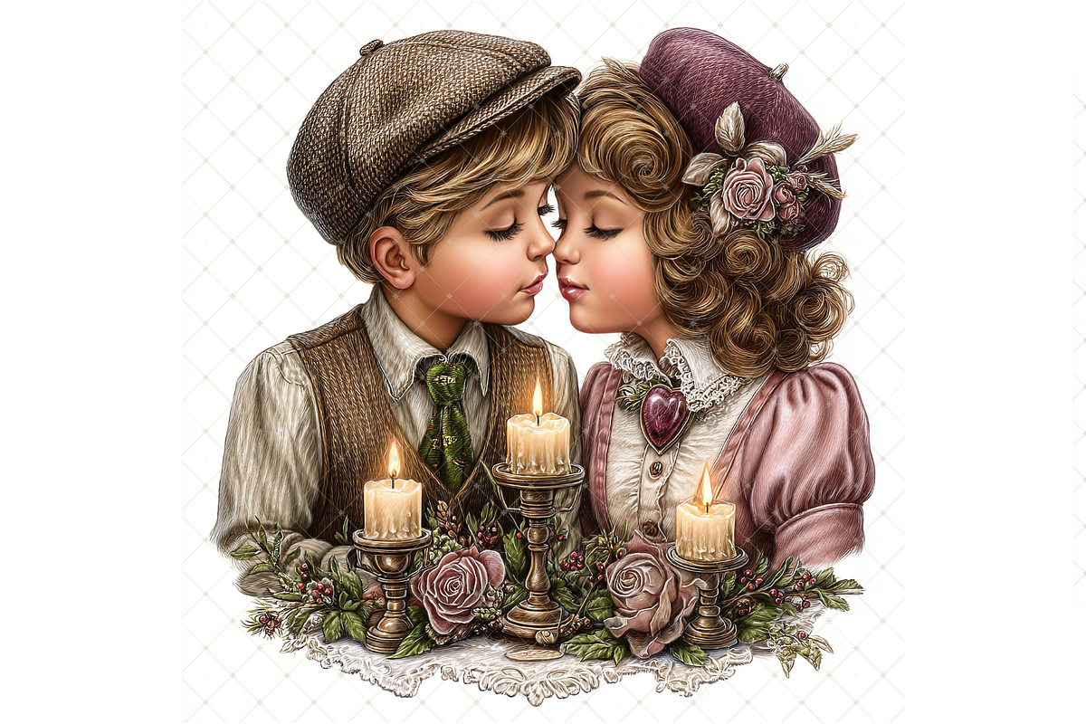 Couple in Love Clipart JPG, a Person Illustration by Memories By Lea (Photo 19 of 19)