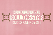 Rolling Star Hand Crafted Font, a Sans Serif Font by Madeline ODonoghue Design (Thumbnail 6 of 6)