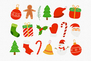 Merry christmas elements decoration., an Object Graphic by kaisorn (Thumbnail 2 of 3)