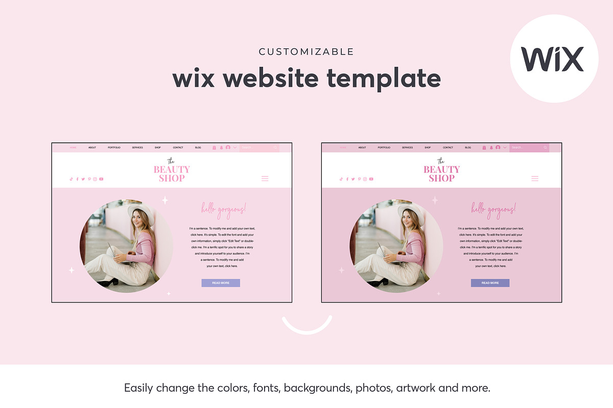 Wix Store Template, a Wix Template by Studio Luxe Creative (Photo 8 of 12)