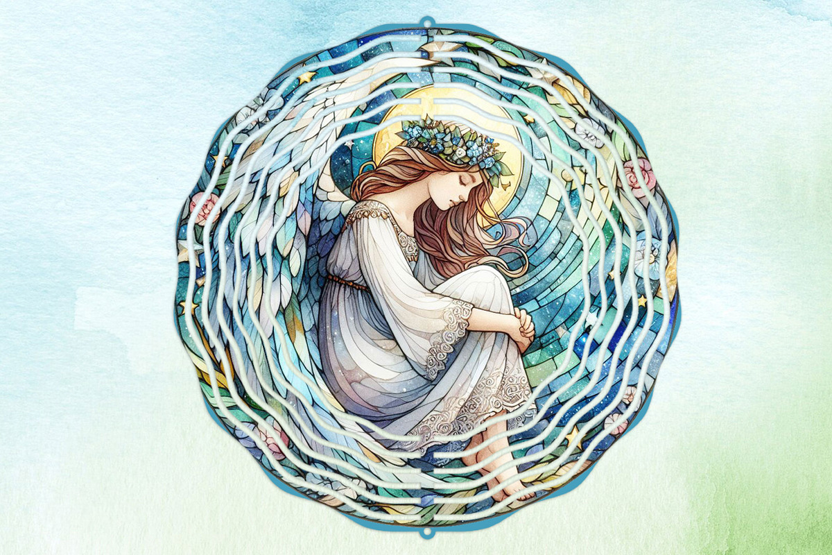 Stained Glass Angel Sublimation, a Work Illustration by Dream Creation (Photo 4 of 7)