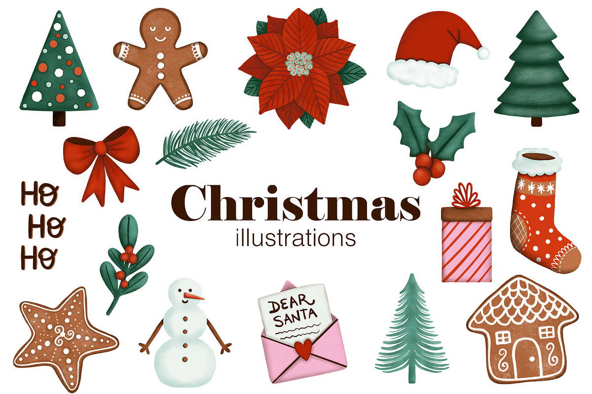 Christmas illustrations, a Seasonal Illustration by DeniDiaz (Photo 1 of 3)
