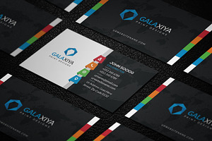 Modern Colorful Business Card