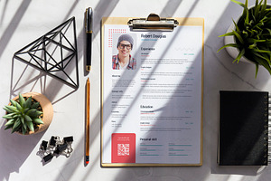 CV/Resume Mockup