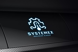 System Gear Solution Logo, a Branding & Logo Template by Design_Planet