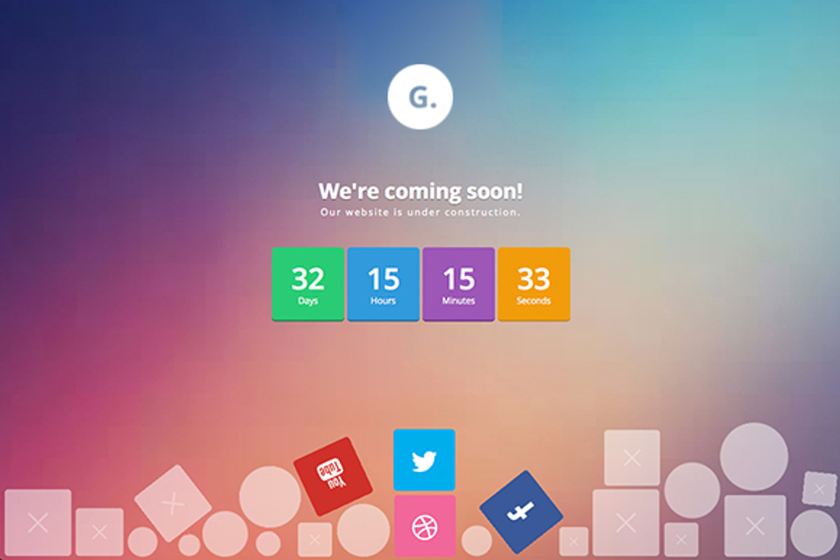 Gravity - Interactive Coming Soon, a HTML Template by Nobrand (Photo 3 of 5)