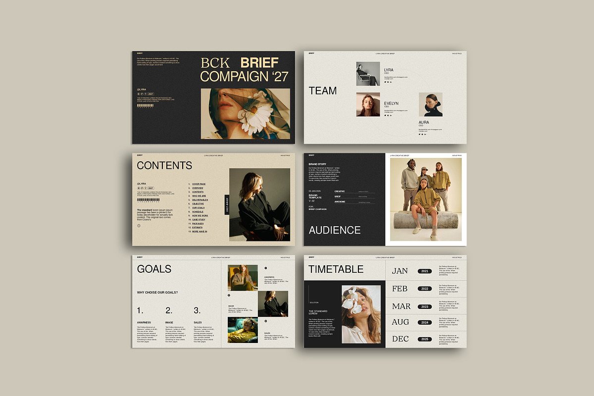 Lyra | Creative Brief, a Presentation Template by slidestock55 (Photo 10 of 12)