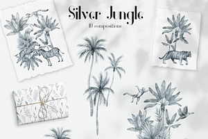 Silver Jungle. Animals & Nature