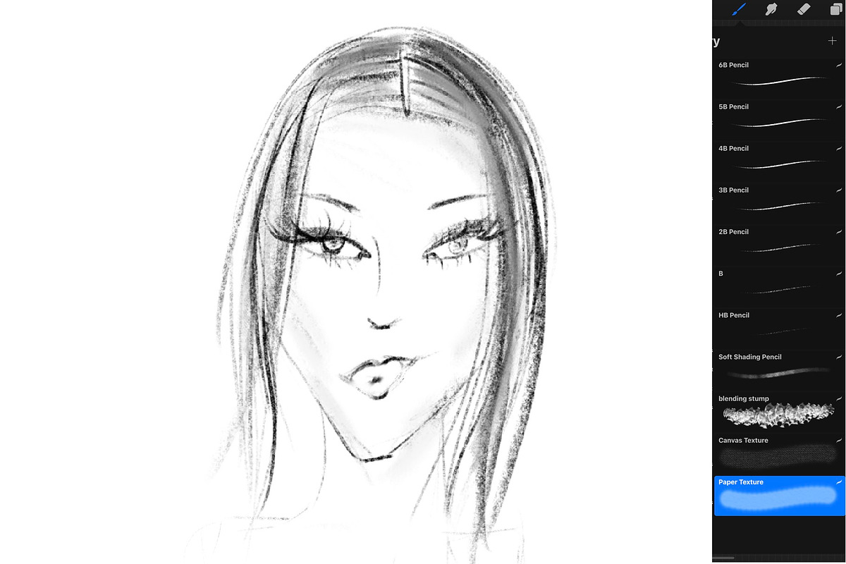 Procreate sketching pencil brushes, a Brush Add-On by Illustration Tribe (Photo 2 of 5)