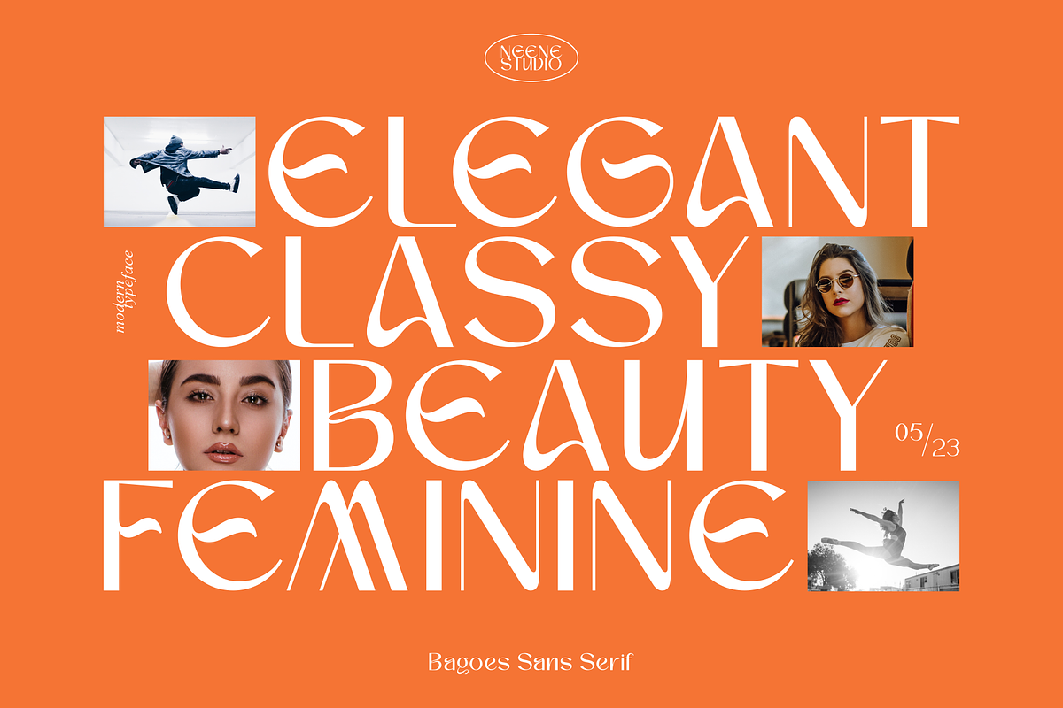Bagoes, a Sans Serif Font by ngene (Photo 2 of 9)