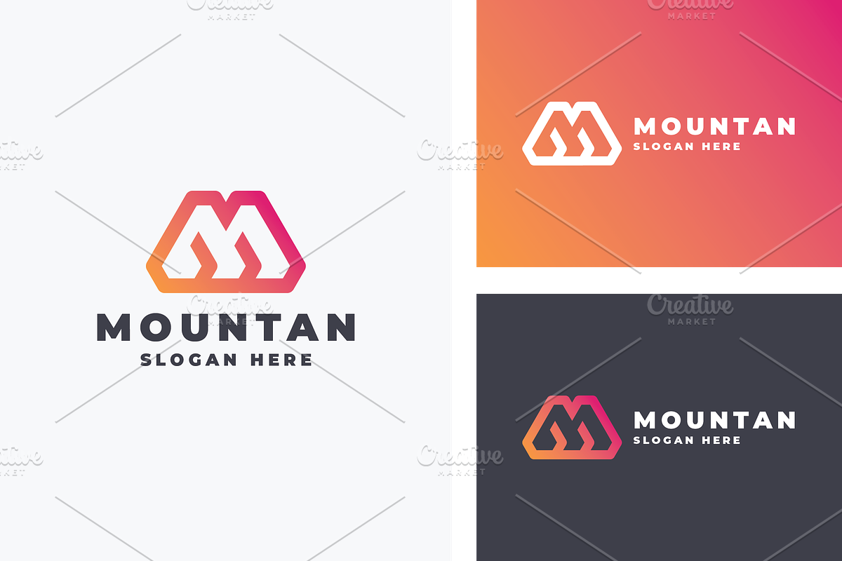 Mountan Letter M Logo, a Branding & Logo Template by Design_Planet (Photo 1 of 3)