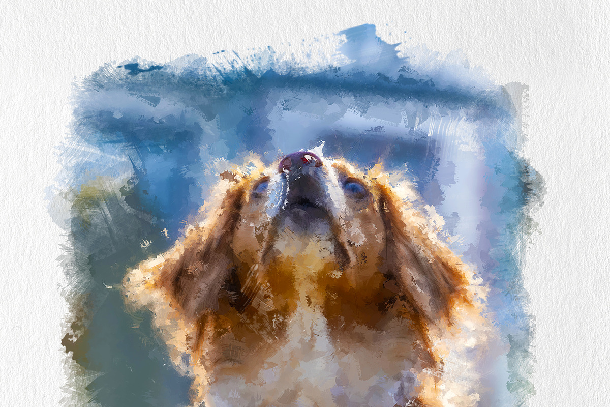 Acrylic oil Painting PS Action, an Action Add-On by INTENTFX (Photo 8 of 20)