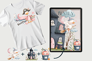 Silly Goose Halloween Party Clipart, a Seasonal Illustration by artinspirestudio (Thumbnail 4 of 4)