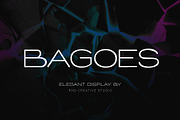 BAGOES - Elegant Display Font, a Sans Serif Font by RHD Creative Studio (Thumbnail 1 of 9)