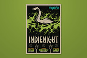 Lake Monster Illustrated Flyer, a Flyer Template by ashenterprise (Thumbnail 1 of 3)