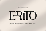 ERITO - Modern Ligature Typface, a Serif Font by AnnofaType (Thumbnail 1 of 8)