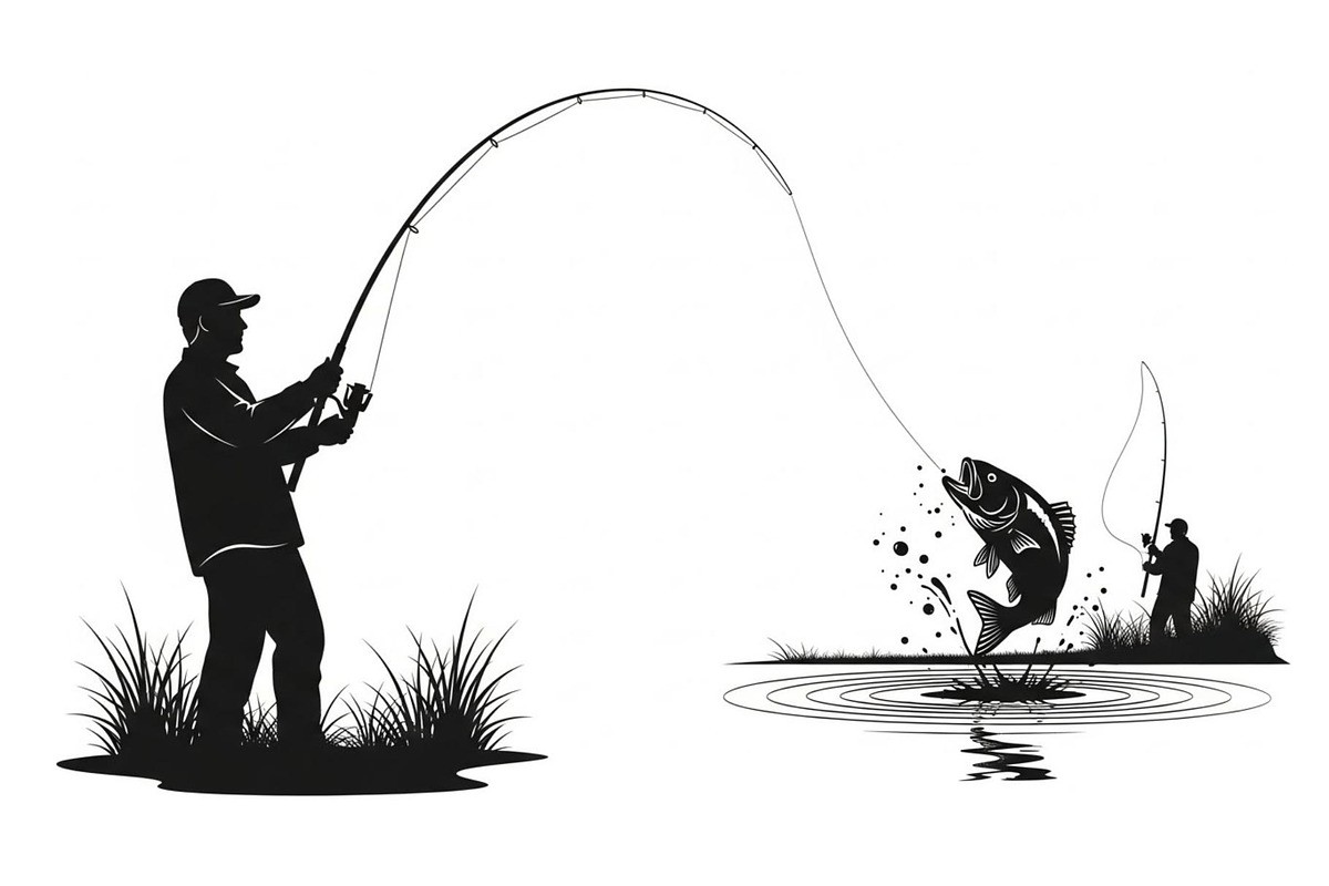 Fishing Silhouette Vector Bundle, an Illustration by hafijul (Photo 16 of 51)