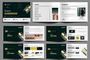 Brand Guidebook Template Layout, a Brochure Template by MightyDesign
