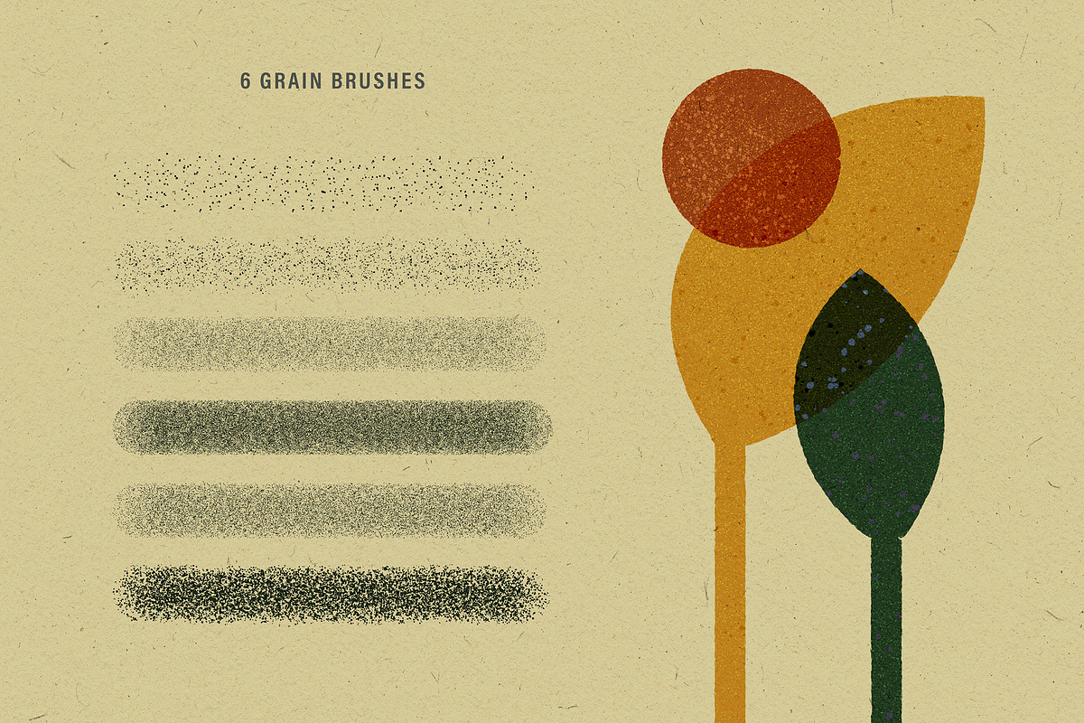 Printing Press Illustrator Brushes, a Brush Add-On by pixelbuddha.net (Photo 5 of 11)