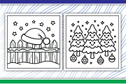 Enchanted Christmas Coloring Pages, an Illustration by LightExpress (Thumbnail 3 of 5)