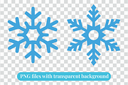 Snowflake Vector SVG PNG Clipart, a Seasonal Illustration by Kusumaillustration (Thumbnail 3 of 11)