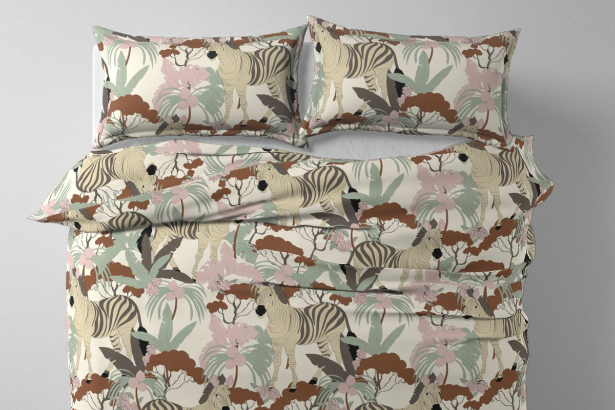 Animal tropical jungle zebra, a Pattern Graphic by Cotton Melon pattern Shop (Photo 5 of 5)