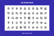 Setup and install icons, an Outline Icon by Wencory (Thumbnail 1 of 2)
