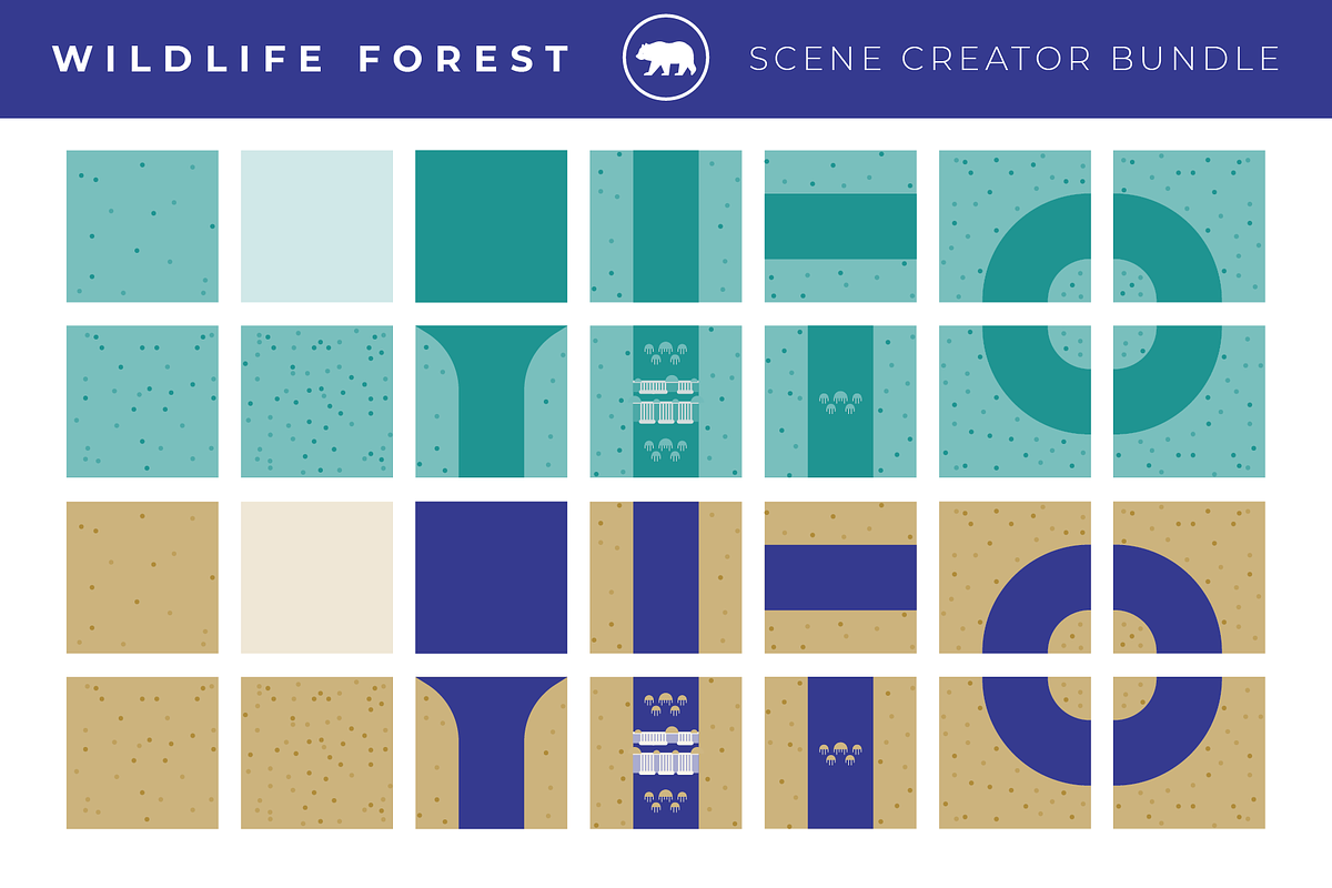 Forest Wildlife Scene Creator Pack, an Animal Illustration by ToonPlanet Vector Assets (Photo 5 of 13)