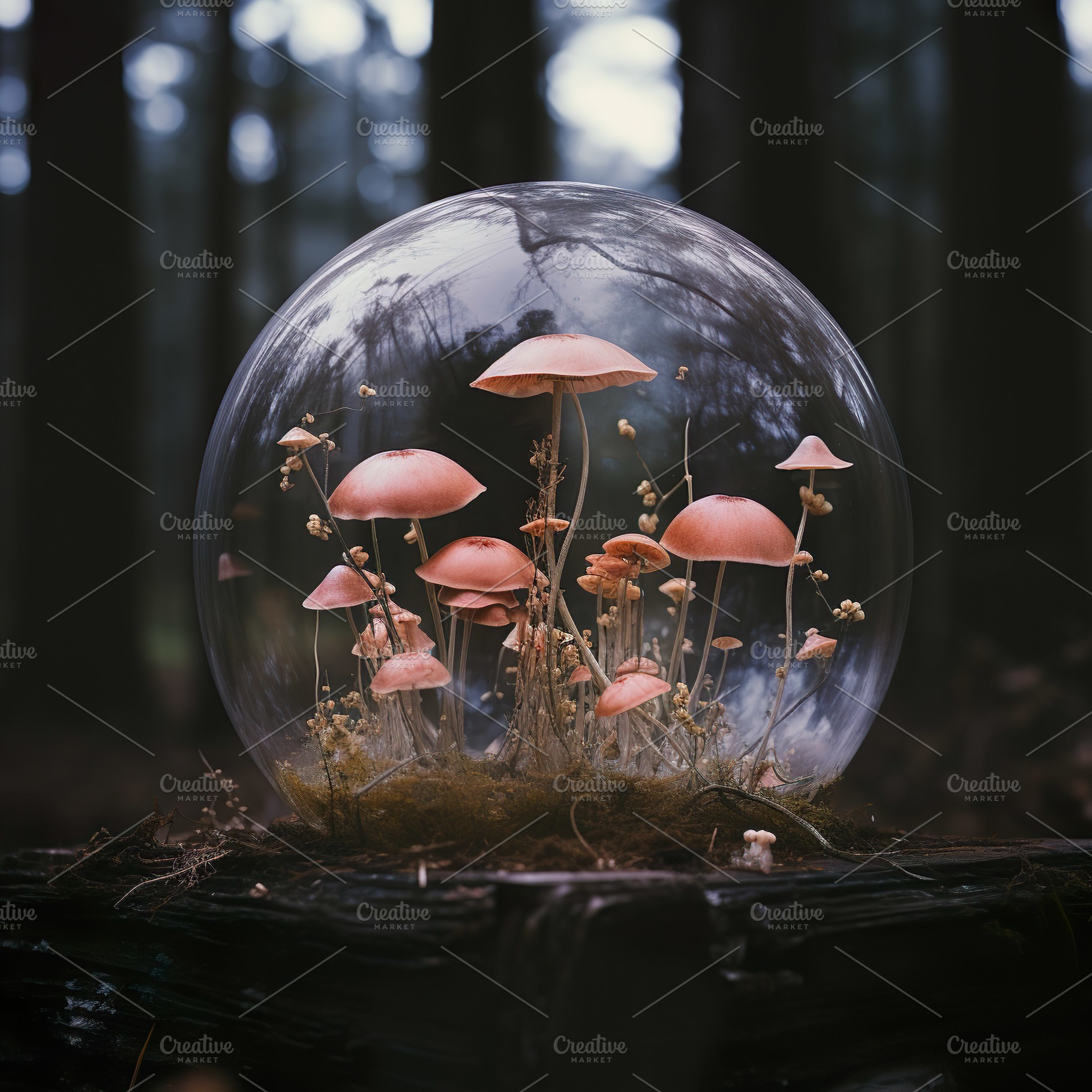 Mushroom Sphere, a Nature Photo by k.tay